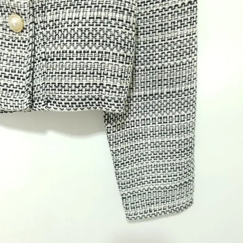 [BUNJANG] F Tweed Crop Jacket / 진주 트위드 크롭 자켓 F_M2029