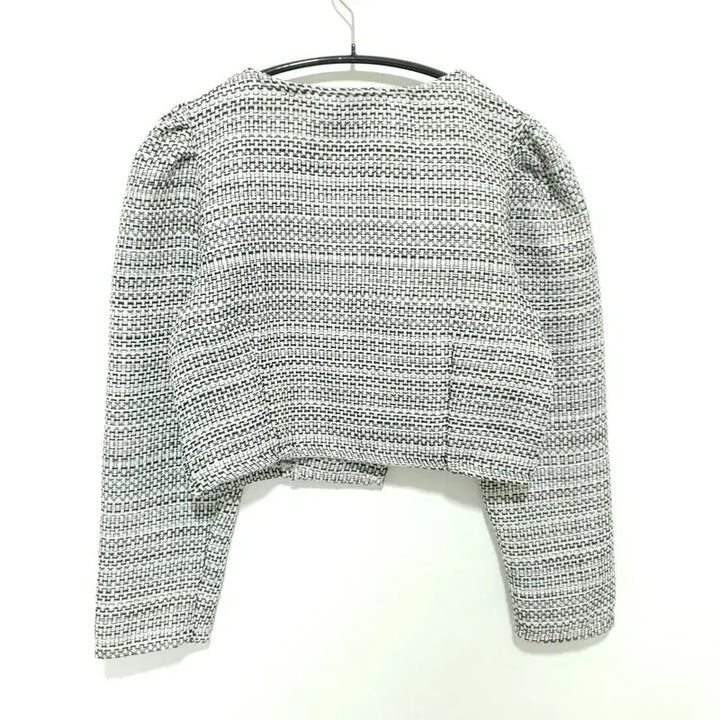 [BUNJANG] F Tweed Crop Jacket / 진주 트위드 크롭 자켓 F_M2029