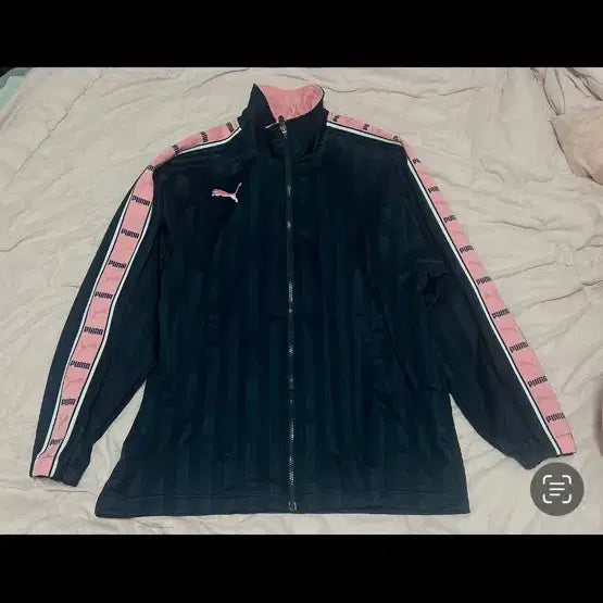 [BUNJANG] Puma Pink Jersey Sporty Look / 푸마 일본 핑크 져지 스포티룩