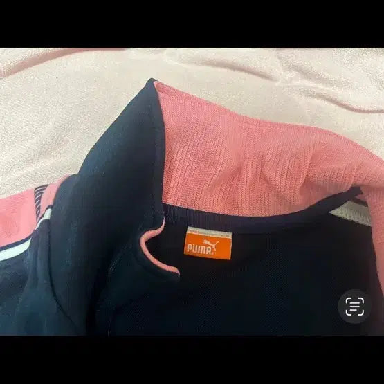 [BUNJANG] Puma Pink Jersey Sporty Look / 푸마 일본 핑크 져지 스포티룩