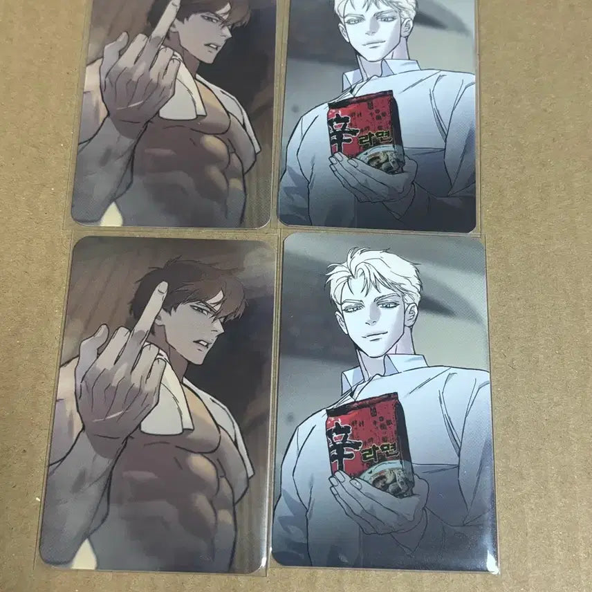 [SOLD OUT] 코드아나 코드네임 아나스타샤 모펀 라면 포토카드 포카 2세트