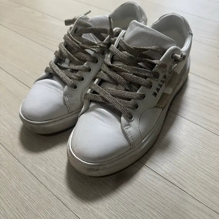 [BUNJANG] Bally White Leather Sneakers Women&