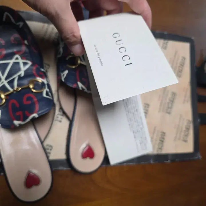 [BUNJANG] Gucci Ghost Princetown Mules (V) / 구찌 고스트 프린스타운 홀스빗 블로퍼 뮬 37.5 (방탄 뷔 착용)