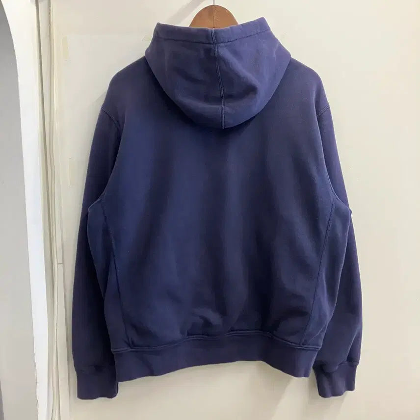 [BUNJANG] Polo N108 Waffle Hooded Zip-Up Navy / N108 폴로 와플 후드집업 네이비