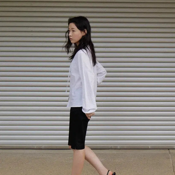 [BUNJANG] Andneeds Planet Pintuck Blouse (White) / Andneeds Planet Pintuck Blouse (White)
