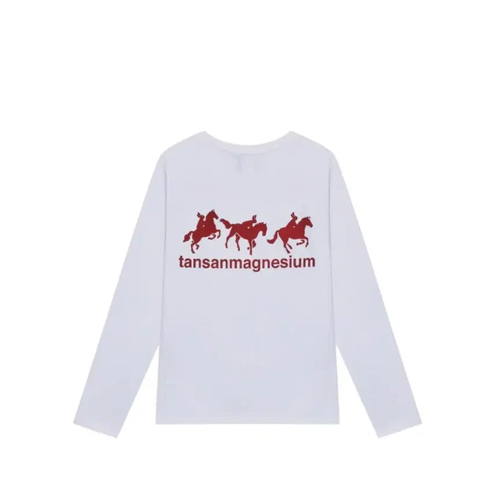 [SOLD OUT] 새상품 탄산 마그네슘 홀스 래빗 롱슬리브 화이트 (1사이즈)