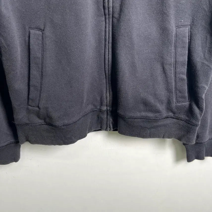[BUNJANG] Adidas Neo Black Hooded Zip-up Jacket XL / 아디다스 네오 블랙 후드집업 XL