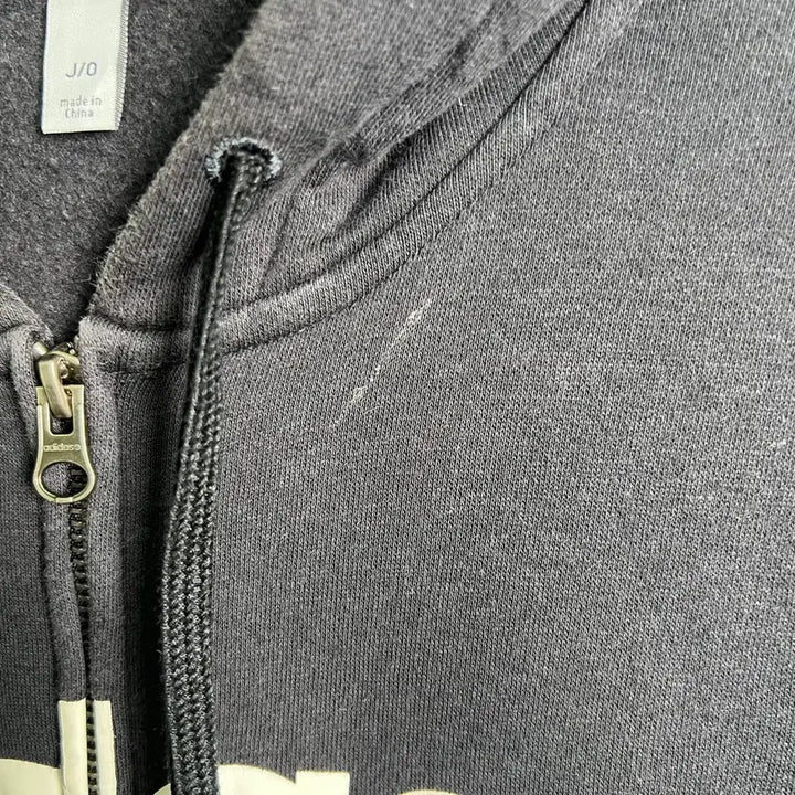 [BUNJANG] Adidas Neo Black Hooded Zip-up Jacket XL / 아디다스 네오 블랙 후드집업 XL