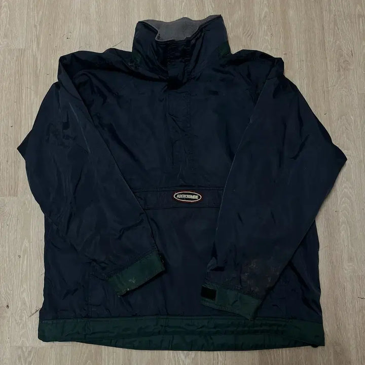 [BUNJANG] Abercrombie Performance Inner Fleece Windbreaker Anorak [Navy] L / 아베크롬비 퍼포먼스 이너플리스 안감 바람막이 아노락 [네이비] L/100