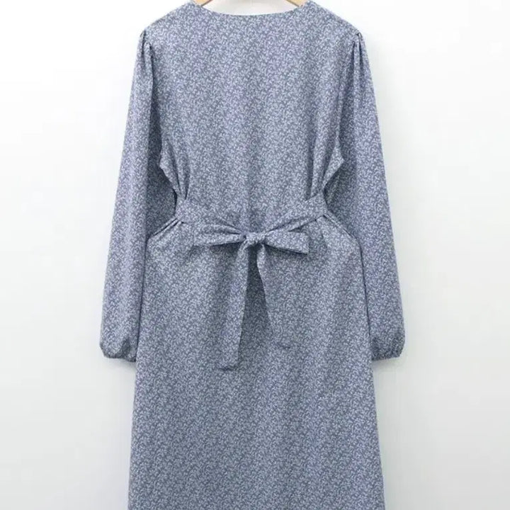 [SOLD OUT] 블루 플라워 롱 원피스(새상품)