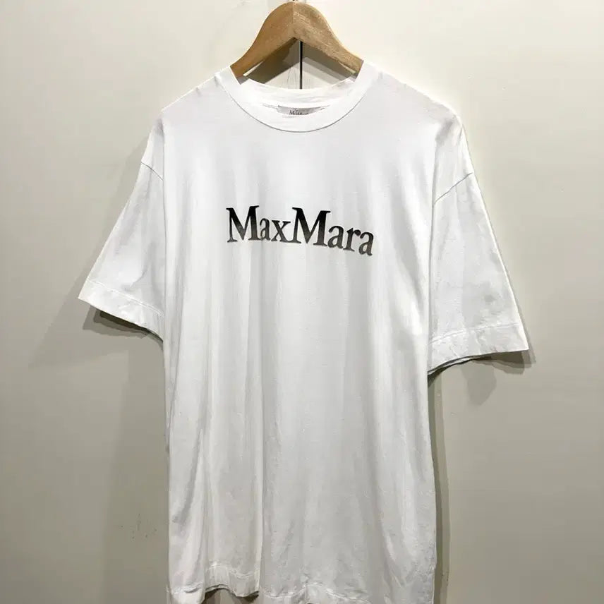 [BUNJANG] Max Mara Logo Short Sleeve T-shirt / 막스마라 로고 반팔 티셔츠