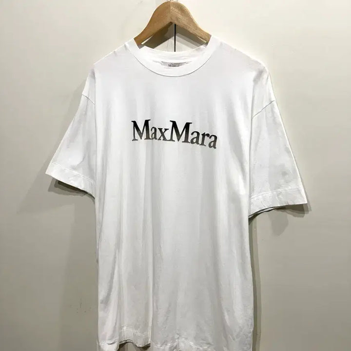 [BUNJANG] Max Mara Logo Short Sleeve T-shirt / 막스마라 로고 반팔 티셔츠