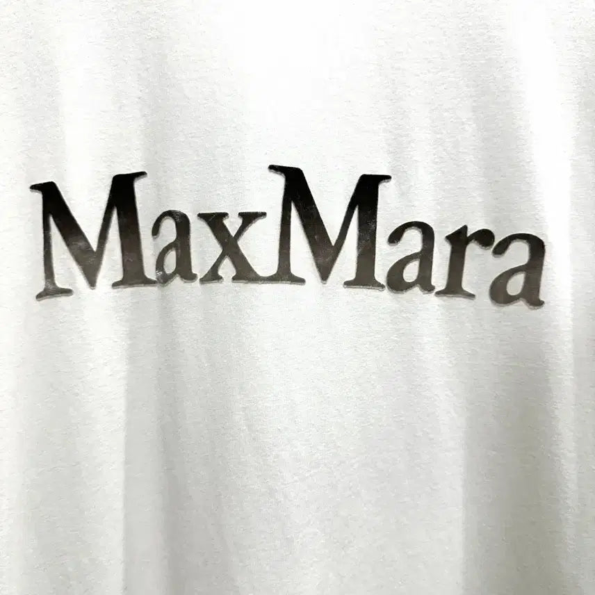 [BUNJANG] Max Mara Logo Short Sleeve T-shirt / 막스마라 로고 반팔 티셔츠