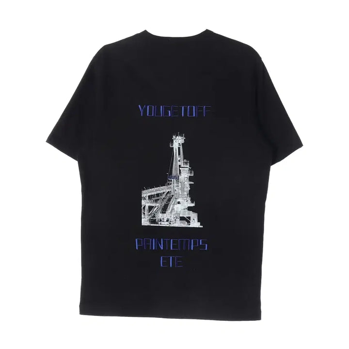 [BUNJANG] Juun.J Graphic Loose Fit Short Sleeve T-shirt Black / 준지 22SS 그래픽 루즈핏 숏슬리브 반팔 티셔츠 블랙