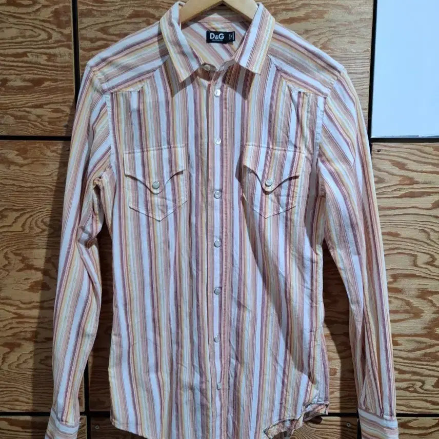 [BUNJANG] D&amp;G Striped Shirt / 4.D&amp;G 스트라이프 셔츠 남방