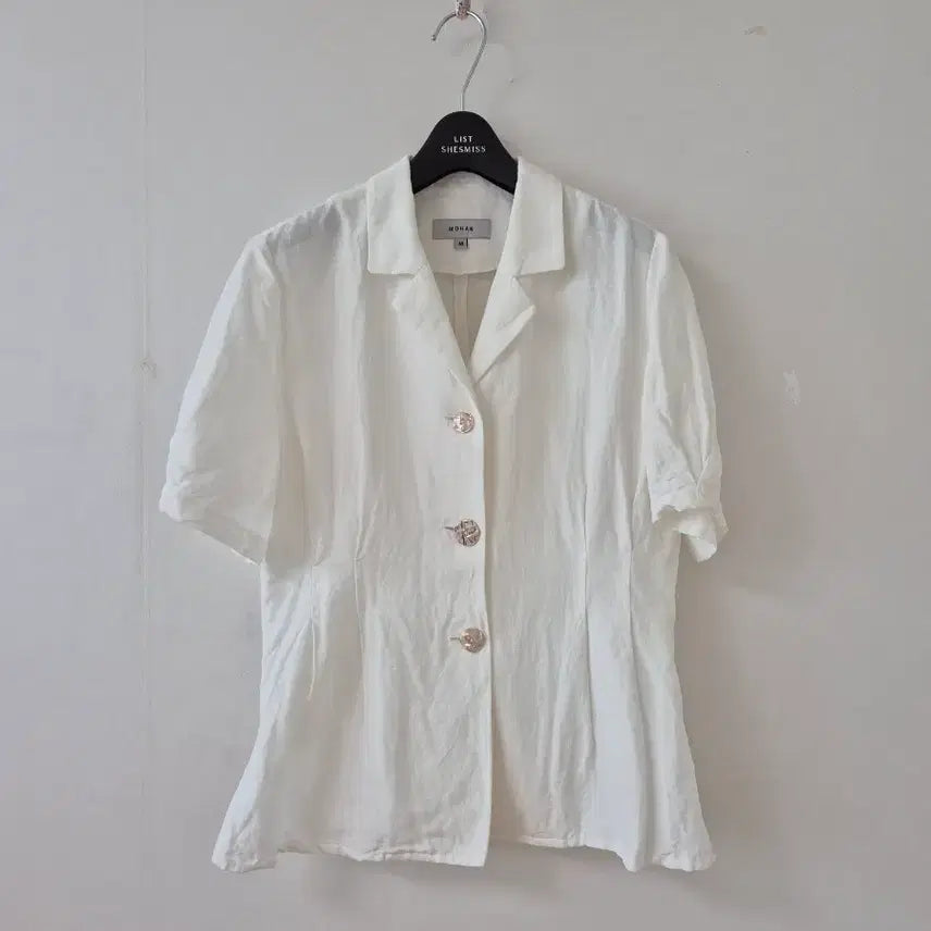 [SOLD OUT] 모한 카라 린넨 자켓, 블라우스