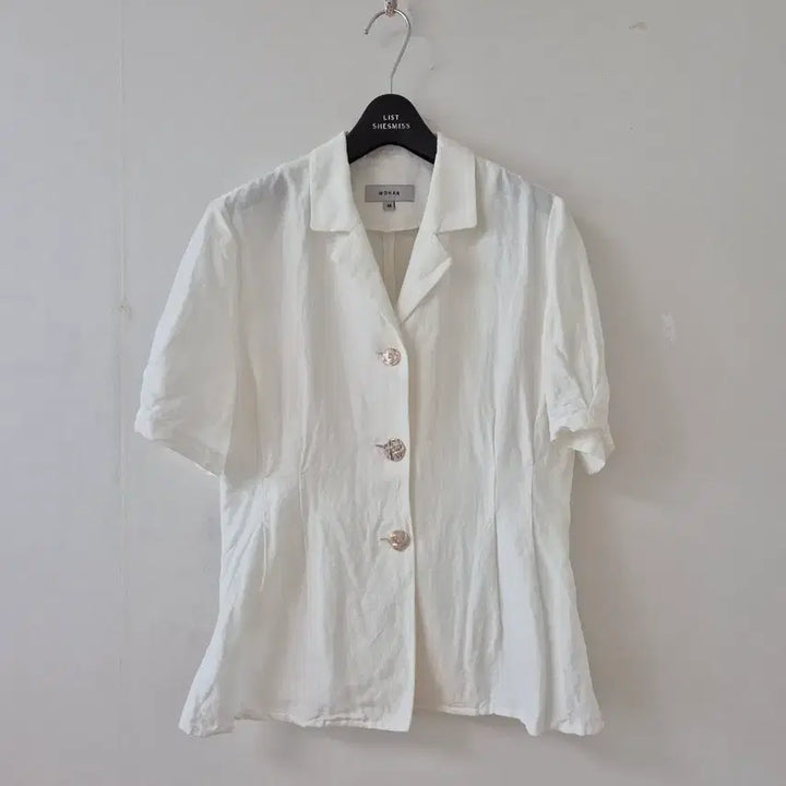 [SOLD OUT] 모한 카라 린넨 자켓, 블라우스