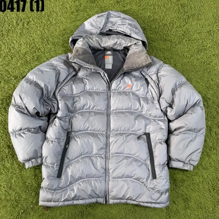 [BUNJANG] Nike ACG Silver Hooded Padded Jumper / 나이키 ACG 패딩 점퍼 실버 후드
