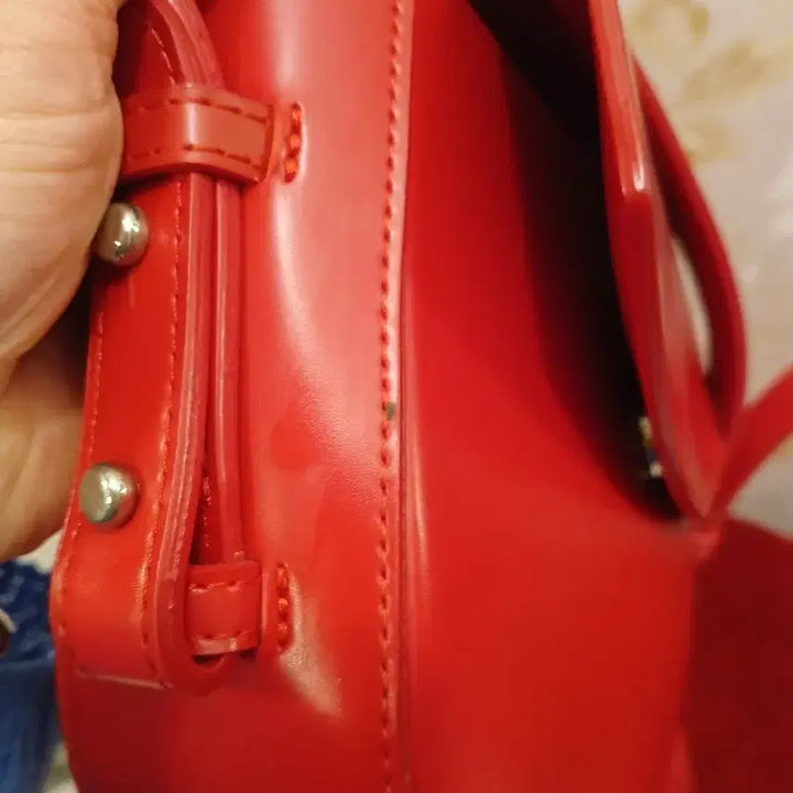 [BUNJANG] Stand Oil Red Crossbody Bag / 스탠드오일 레드 크로스백