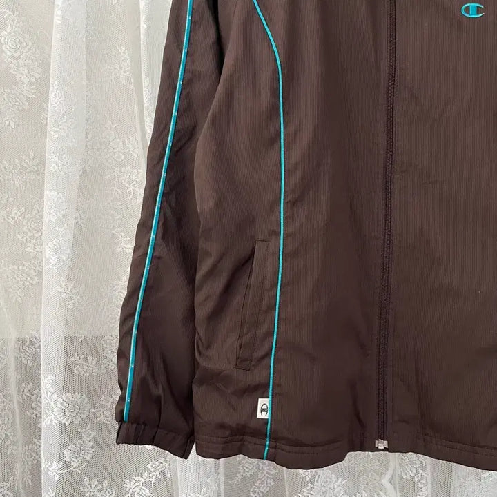 [BUNJANG] Champion Mint Chocolate Jersey Track Jacket / L)챔피온 민트초코 져지 브라운 트랙 자켓
