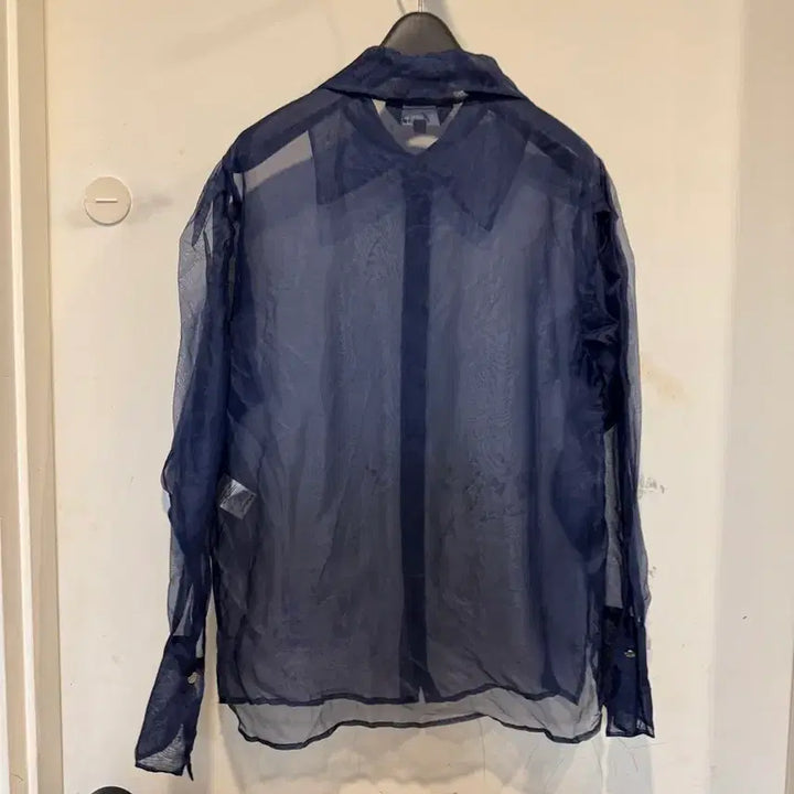 [BUNJANG] tibaeg Organza Silk 100% See-through Blouse / tibaeg 티백 오간자 실크100% 시스루 블라우스