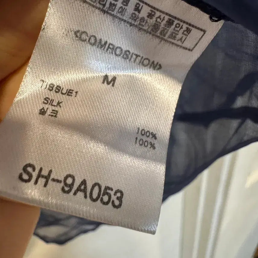 [BUNJANG] tibaeg Organza Silk 100% See-through Blouse / tibaeg 티백 오간자 실크100% 시스루 블라우스
