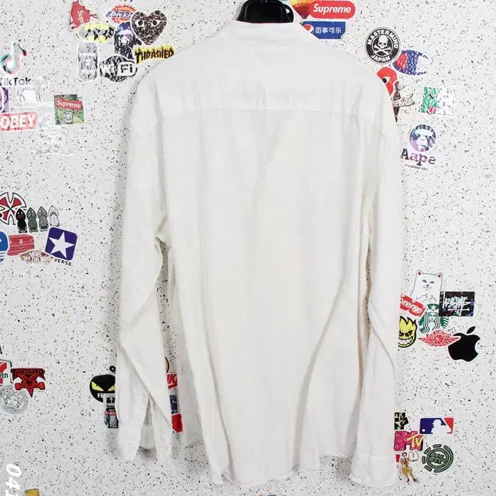 [SOLD OUT] 남성L / 자라 차이나카라 린넨 셔츠WT 26-10