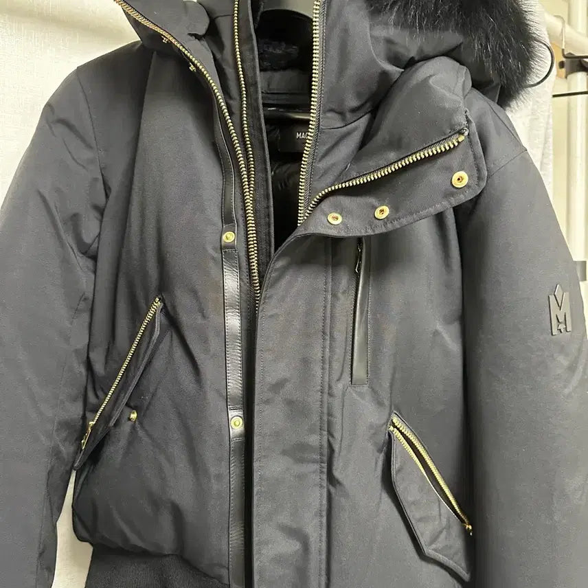 [BUNJANG] Mackage Dixon Black Gold 38 Jacket / 맥케이지 딕슨 블랙 골드 38
