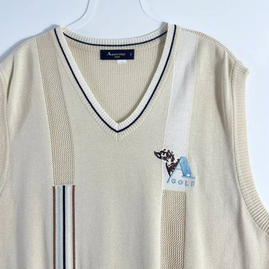 [BUNJANG] G2 Aquascutum Golf Vest / G2 아쿠아스쿠텀 골프웨어조끼 103-105사이즈