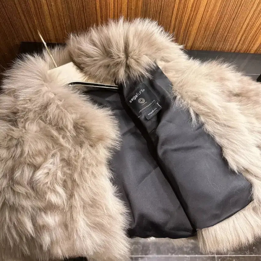 [BUNJANG] Rose de You Saga Fox Fur Jacket / 로제드유 사가폭스 퍼자켓 새상품