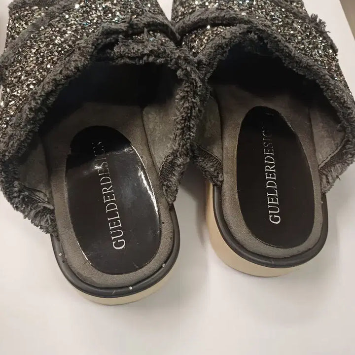 [BUNJANG] Glitter Cross Slippers - Size 230 / 글리터 크로스 슬리퍼 230
