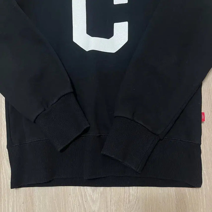 [BUNJANG] Covernat C Big Logo Numbering Fleece Sweatshirt [Black] M / 커버낫 C 빅로고 넘버링 기모 맨투맨 티셔츠 [블랙] M/95
