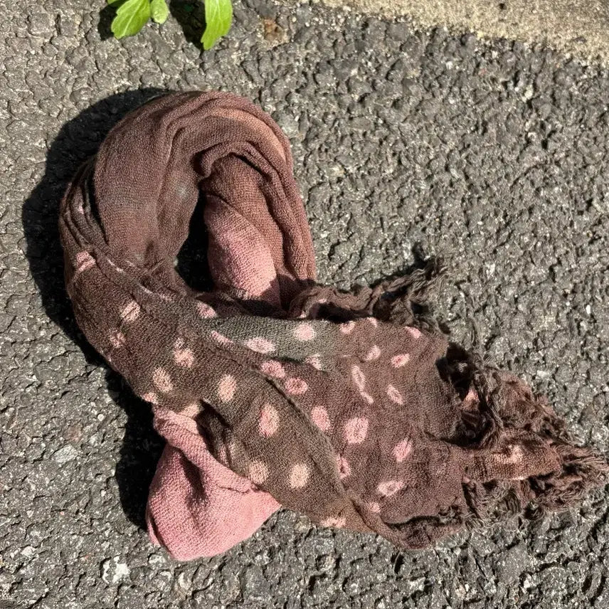 [BUNJANG] Tie-dye Gradient Hippie Grunge Scarf / 타이다이 그라데이션 히피 그런지 머플러 스카프 JPN