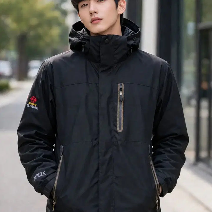 [SOLD OUT] 95/ELFAMA(내피분리형)테크니컬 블랙 스킨텍스 자켓