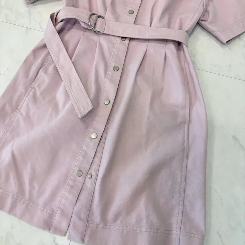 [BUNJANG] olive des olive pink denim dress 1 / olive des olive pink denim dress 1