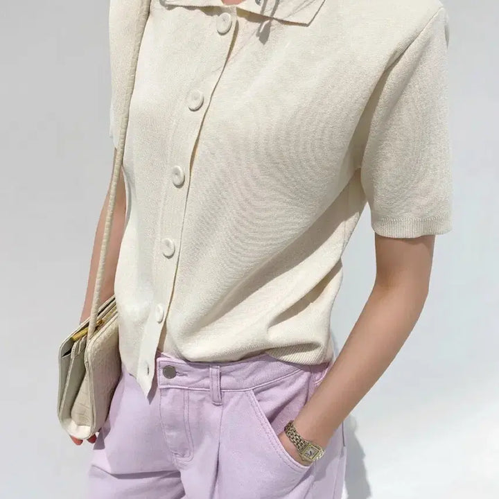 [BUNJANG] DRAGONBLUES Pique Pad Cardigan, S / DRAGONBLUES 드래곤블루스 고밀도 피케 패드 가디건, S