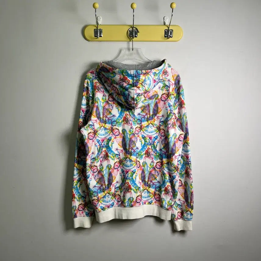 [BUNJANG] Adidas Karnovsky Chameleon Pattern Hooded Zip-Up / 아디다스 카르노브스키 카멜레온 패턴 후드집업