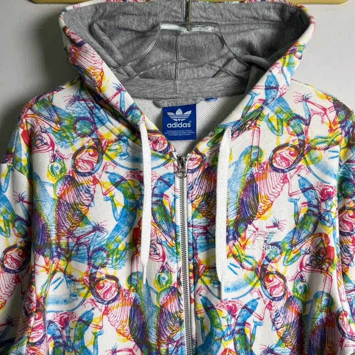 [BUNJANG] Adidas Karnovsky Chameleon Pattern Hooded Zip-Up / 아디다스 카르노브스키 카멜레온 패턴 후드집업