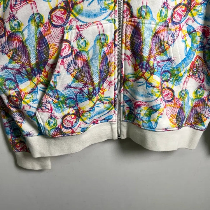 [BUNJANG] Adidas Karnovsky Chameleon Pattern Hooded Zip-Up / 아디다스 카르노브스키 카멜레온 패턴 후드집업