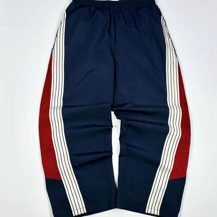 [BUNJANG] VTG Wide Woven Track Pants Navy Burgundy / (XL) VTG 빈티지 와이드 우븐 트랙팬츠 네이비 버건디