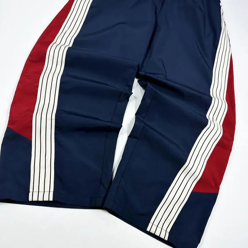 [BUNJANG] VTG Wide Woven Track Pants Navy Burgundy / (XL) VTG 빈티지 와이드 우븐 트랙팬츠 네이비 버건디