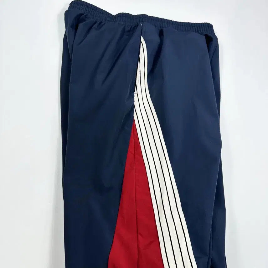 [BUNJANG] VTG Wide Woven Track Pants Navy Burgundy / (XL) VTG 빈티지 와이드 우븐 트랙팬츠 네이비 버건디