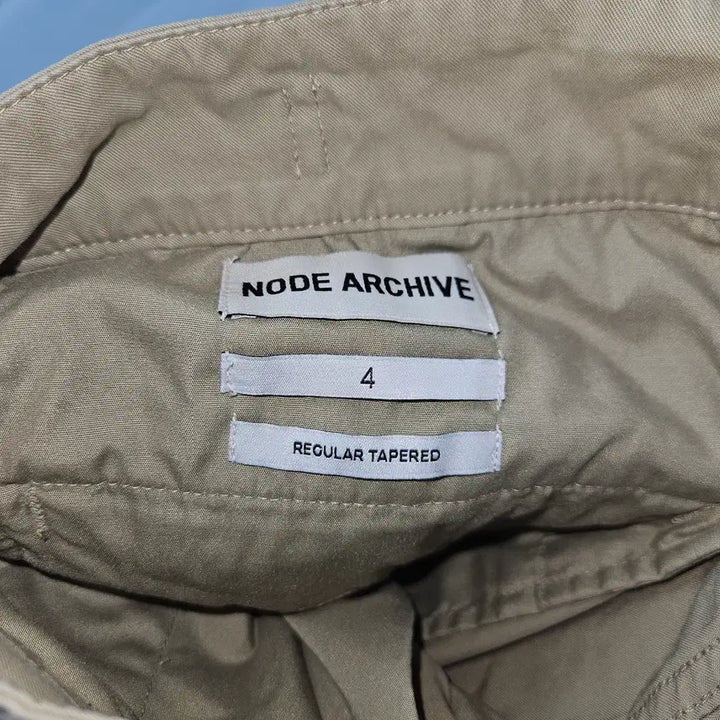 [BUNJANG] NodeArchive Regular Tapered Chino Pants / 노드아카이브 레귤러 테이퍼드 치노팬츠 바지 4사이즈