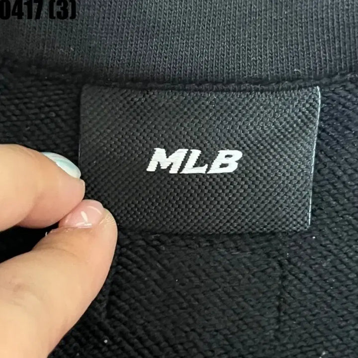 [BUNJANG] MLB New York Yankees Half-Zip Up Black / MLB 뉴욕 양키스 하프집업 블랙