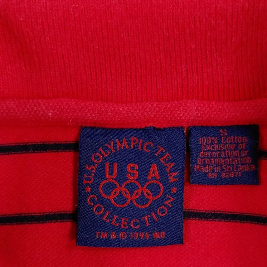 [BUNJANG] Warner Bros Bugs Bunny 1996 Atlanta Olympics Polo Shirt / 1996 애틀랜타 올림픽 벅스바니 반팔 카라티 S