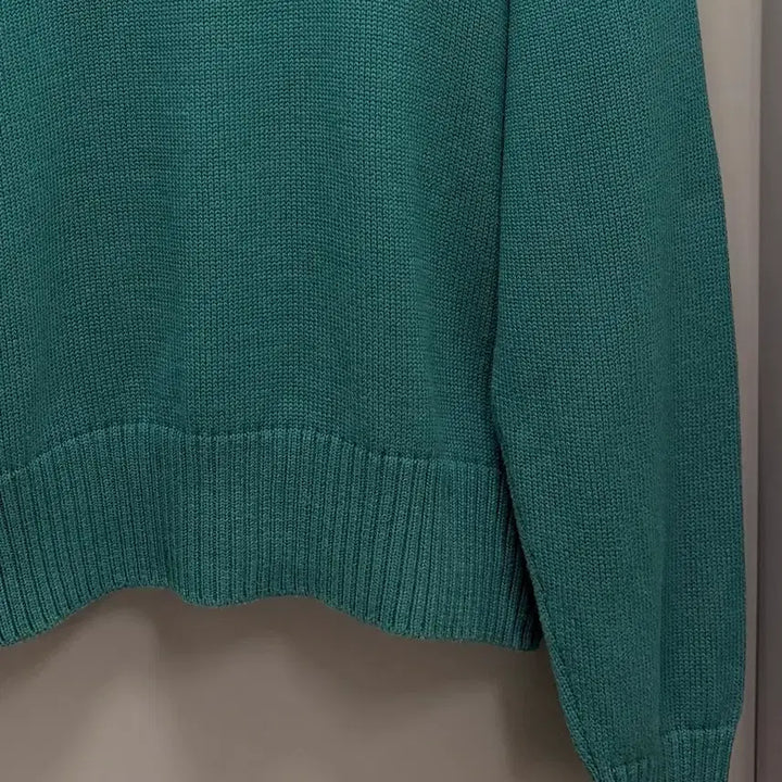 [BUNJANG] Ami Big Heart Intarsia Knit Green XL / 아미 빅하트 인타르시아 니트 그린 XL