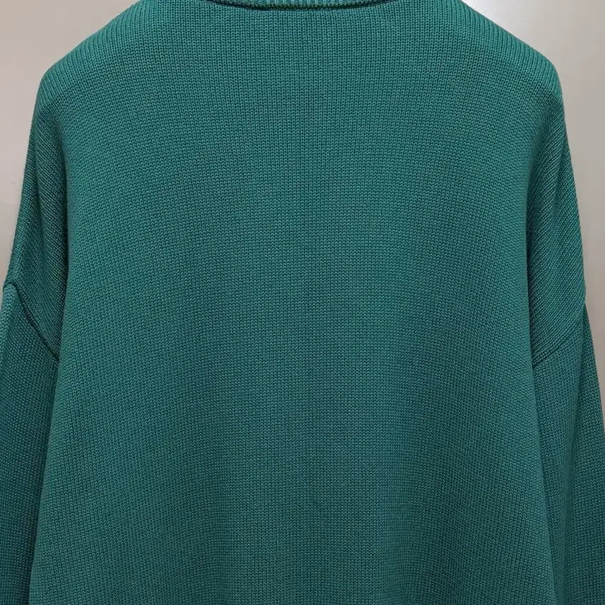 [BUNJANG] Ami Big Heart Intarsia Knit Green XL / 아미 빅하트 인타르시아 니트 그린 XL