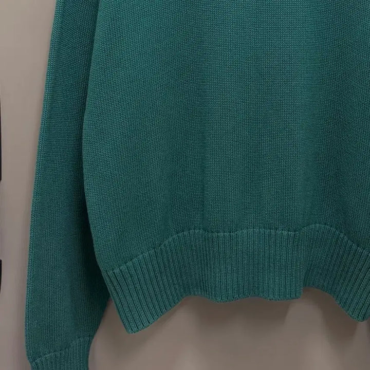 [BUNJANG] Ami Big Heart Intarsia Knit Green XL / 아미 빅하트 인타르시아 니트 그린 XL