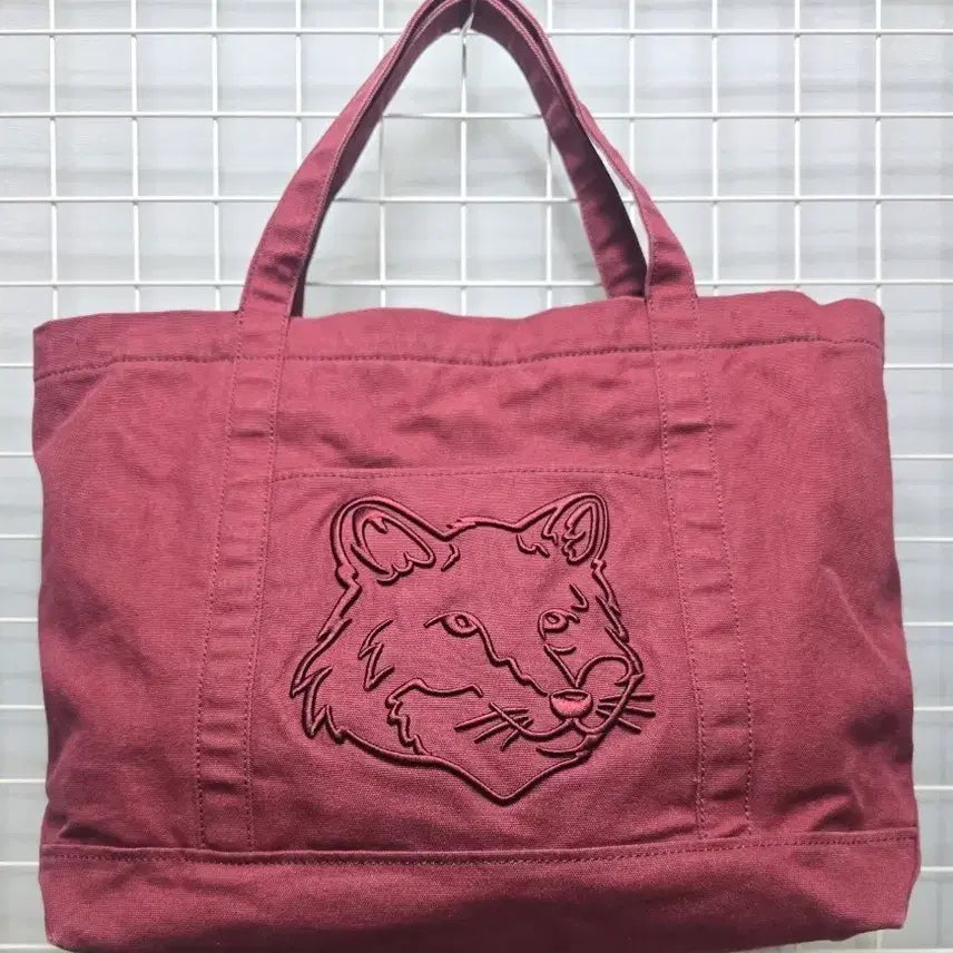 [SOLD OUT] 메종키츠네 정품 여성용 면 숄더백