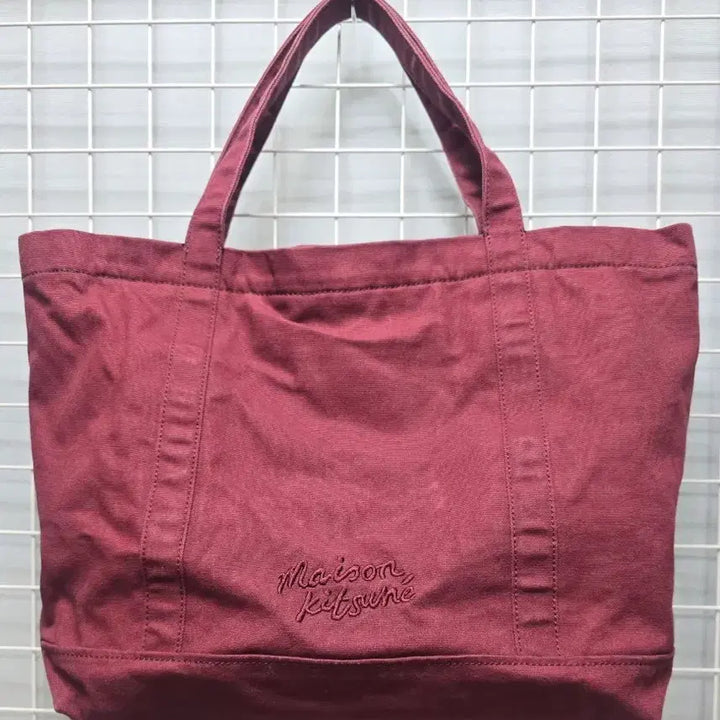 [SOLD OUT] 메종키츠네 정품 여성용 면 숄더백